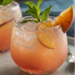 Beach Peach Lemonade Cocktail