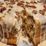 Pineapple Pecan Cream Cheese Pound Cake