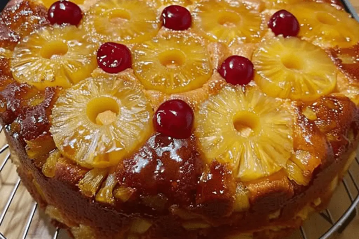 Pineapple Upside-Down Pound Cake