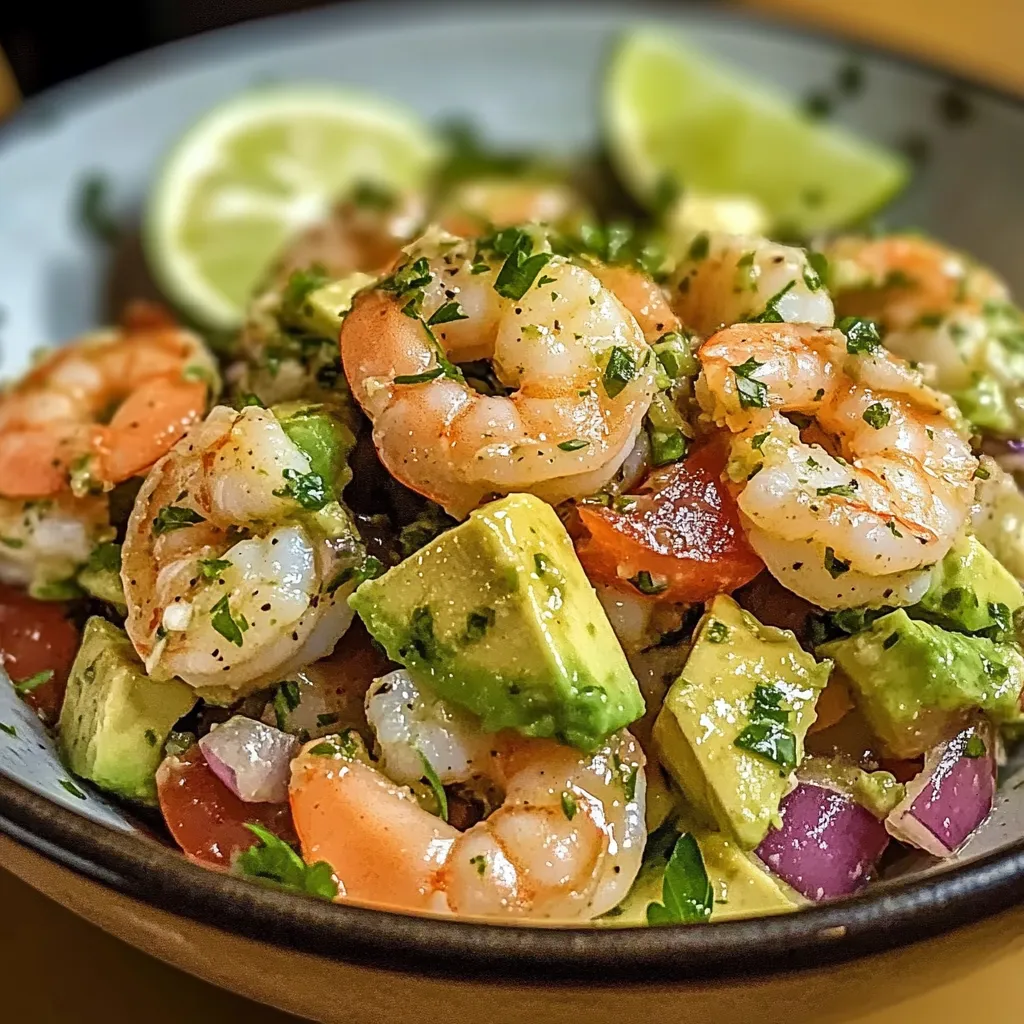 Avocado Lime Shrimp Salad