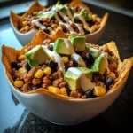 Turkey Avocado Tostada Bowls with Lime Ranch (Quick & Healthy)