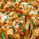 Queso Chicken Fajita Skillet
