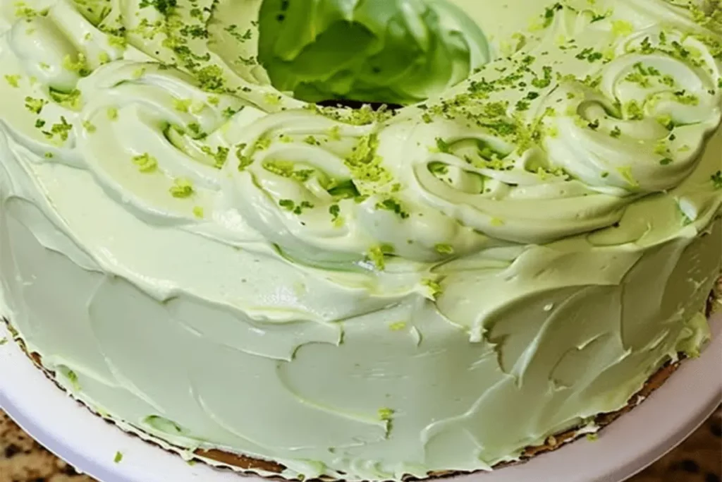 Key Lime Pound Cake with Key Lime Frosting